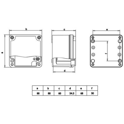 Mete Enerji / 80x80x60 ALUMINUM JUNCTION - 2