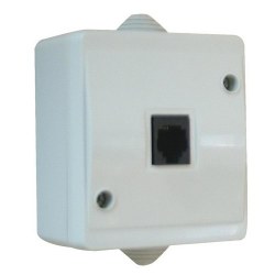 Mete Enerji-Nemliyer Gri RJ11 Telefon Prizi-40501405 - Mete Enerji