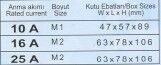 Metop-16a Voltmetre Komitatörü 1x16A 6Poz-MT1084-16A - 3