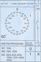 Metop-32a Monofaze Aç-Kapa Pako Şalter-MT015-32A - 2