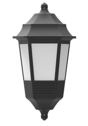 Mutlusan Flora Garden Luminaire Half Sconce Black - Mutlusan