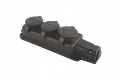 Mutlusan MUT-293 1x16A. Monofaze 3lü Grup Priz - Mutlusan