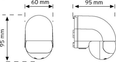  NADE - 10180- NADE 10180 180° WALL MOUNTED MOTION SENSOR - 2