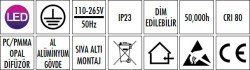 Nade 18w Spot Panel Led Slım Downlıght-101 11 1116 - 2