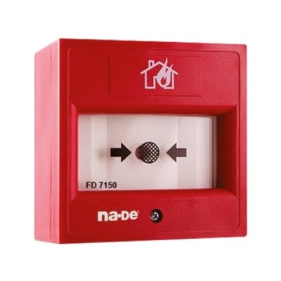 Nade-Adreslenebilir Yangın Alarm Butonu-Kırılabilir Cam-FD7150 - 1