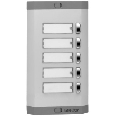 Nade / Single Row 5 Button Doorbell Panel / 7005 - 1