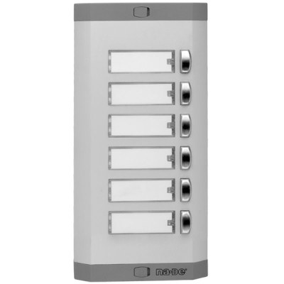 Nade / Single Row 6 Button Doorbell Panel / 7006 - 1
