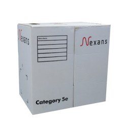 Nexans-4x2x23 AWG 305 Meters Orange CAT-6 UTP Data Cable - 1