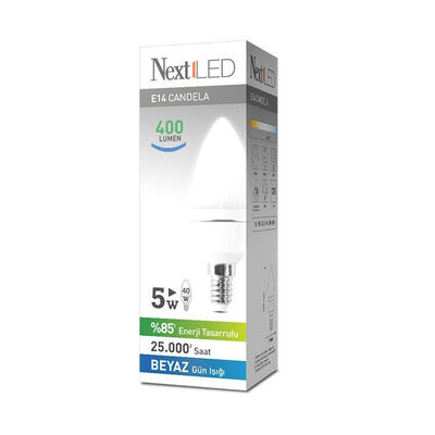Next Led E14 LED Bougie Bulb 5.5W White Light - 1