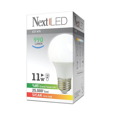 Next Led E27 LED Ampul 11W Gün Işığı - 1