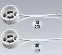  GU10 Duy 10 CM Kablolu Isıya Dayanıklı Gövde - 3faz