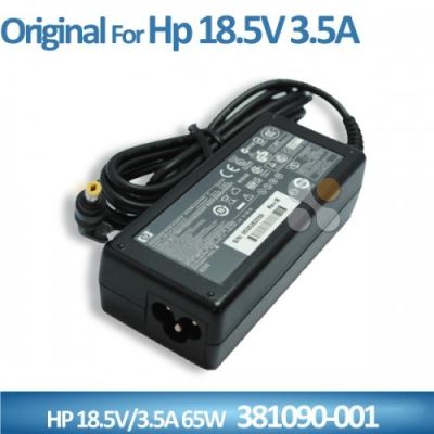 ORIGINAL HP 381090-001 Adapter 18.5v 3.5a - yellow- - 1