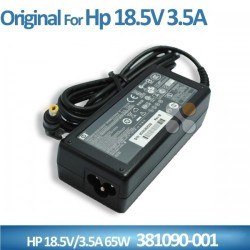 ORİJİNAL HP 381090-001 Adaptör 18.5v 3.5a-sarı- - 1