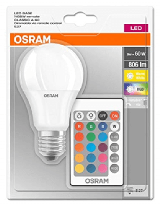 Osram Led Base 9W Kumandalı Klasik Ampül - 1