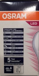 OSRAM-Parathom 9W Dim Edilebilir LED Ampül E27 Duylu-4058075027039 - 2