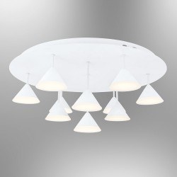 Özcan 10-lu Trekant ArmatürMetal Gövde-Akrilik 10x 3w Smd Led-5356-10 - Özcan Aydınlatma