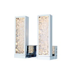 Özcan 2-li Işıl AplikMetal Gövde-Cam 2 X 8w Smd Led-2908-2 - Özcan Aydınlatma