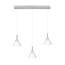 Özcan 3-lü SıralıÇan Avize3x 7w Led-4722-3as - Özcan Aydınlatma