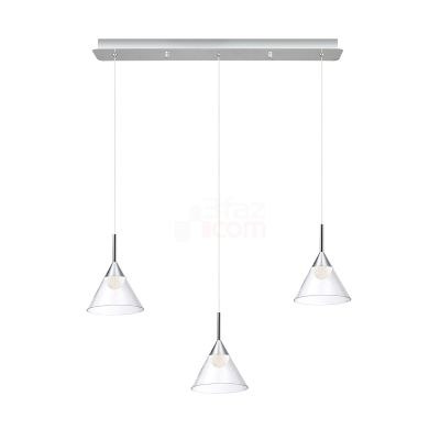 Özcan 3-lü SıralıÇan Avize3x 7w Led-4722-3as - 1