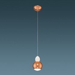 Özcan 5371-1a Sarkıt Rose Gold Cam 1x 8w Led-5371-1a.32 - Özcan Aydınlatma