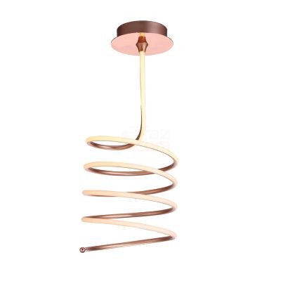 Özcan B Spring Sarkıt Rose Gold Metal Gövde-Akrilik40w Led-5639-2a.32 - 1