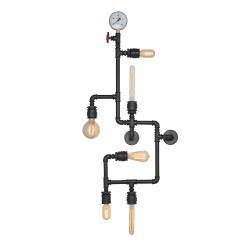 Özcan Labirent Aplik-Ampulsüz-Siyah Metal 6 X 40w E27-6570.19 - Özcan Aydınlatma