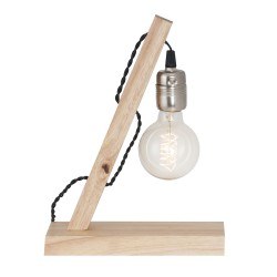 Özcan Masa LambasıAhşap 1x 40w E27-6316-15 - Özcan Aydınlatma