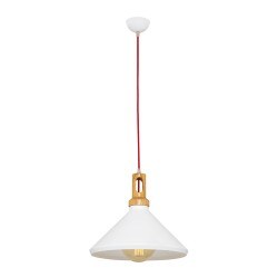 Özcan Sarkıt Beyaz Metal 1x 40w E27-6496.01 - Özcan Aydınlatma