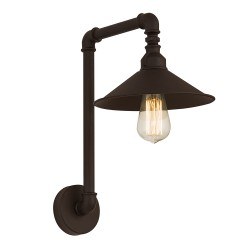 Özcan Tas Aplik-Ampulsüz-Kahve Metal 1x 40w E27-6578.04 - Özcan Aydınlatma