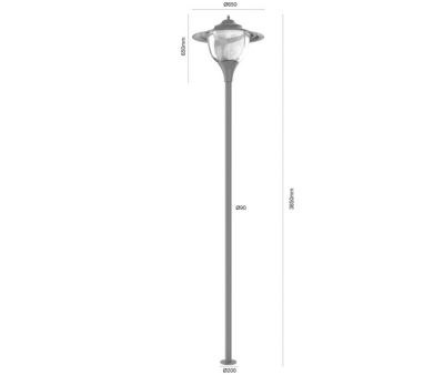 Pelsan Mesaled Led Parking Garden Luminaire - 1