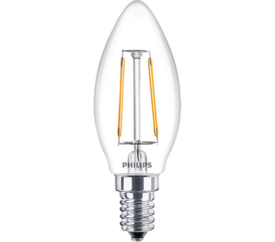 Philips 2W Led Candle B35 E14 Led Bulb with Lamp holder - 1