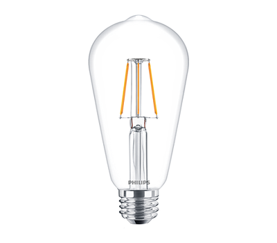  Philips 4W LedBulb ST64 E27 Led Bulb with Lamp holder - 1