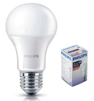 Philips essential LED light bulb 8.5 W White / philips8-5w - 1