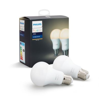 Philips / Hue 9W A60 E27 W 2-pack / 8718696729113 - 1