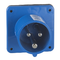 PK Pratika 3*16A DÜZ Makina Fişi, IP 44 