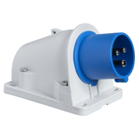 PratiKa fiş - vida - açılı - 16A - 2P + E - 200...250 V AC - duvar 