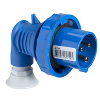 PratiKa serbest fiş - 90° açılı - 32 A - 2P + E - 200...250 V AC - IP67 