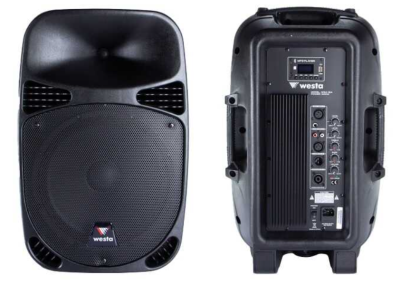 Profesyonel Sahne ve Etkinlikler İçin Westa WSA-12A Aktif Kabin Hoparlör - 1