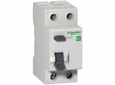 Schneider-2x40A 300 mA Leakage Current Relay 0.5kA - 1