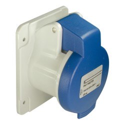  Schneider 3x16A Monophasic 2p-T Ip44 Screwed Wander Socket - Schneider Electric