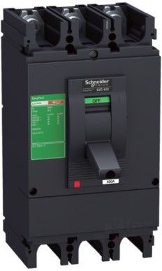 Schneider-3 Kutuplu 600A 50kA 220V Kompakt Şalter-EZC630H3600N - 1
