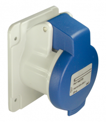 Schneider 3x32a. Monofaze. 2p-T. Ip44. Vidalı Düz Makine Prizi Pkf32g423 - Schneider Electric