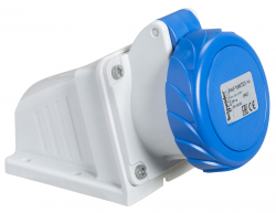 Schneider 3x16a Monophasic 2p-T Ip67 Screwed Wall Socket - Schneider Electric