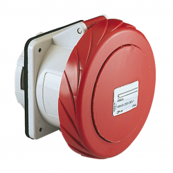  Schneider 5x32A Triphasic 3p-N-T Ip67 Screwed Straight Machine Socket - Schneider Electric