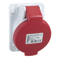 Schneider 5x32A Triphasic 3p-N-T Fast Angled Plug IP44 - Schneider Electric