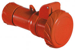 Schneider 5x32A Triphasic 3P-N-T Fast Wall Wander Plug IP67 - Schneider Electric