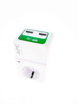 Schneider - APC Single Current Protected Socket with USB - 5
