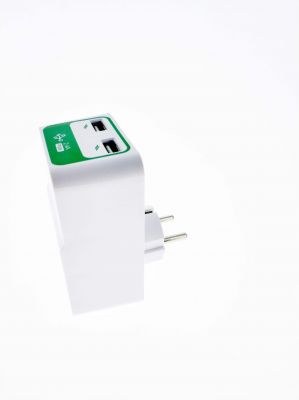 Schneider - APC Single Current Protected Socket with USB - 6