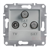 Schneider Asfora Alüminyum 1db Tv-Sat-Sat Çıkışı / Eph3600161 - 1