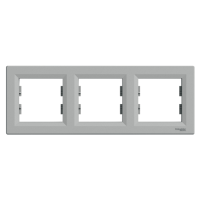 Schneider Asfora Alüminyum 3-lü Yatay Çerçeve-Eph5800361 - Schneider Electric